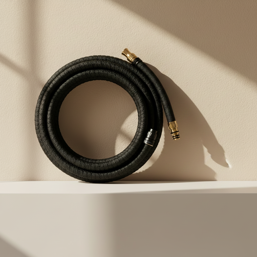 De Slimhose – Uitrekbare Tuinslang 30 Meter | 10 Sproeistanden + Opbergtas & Muurhaak