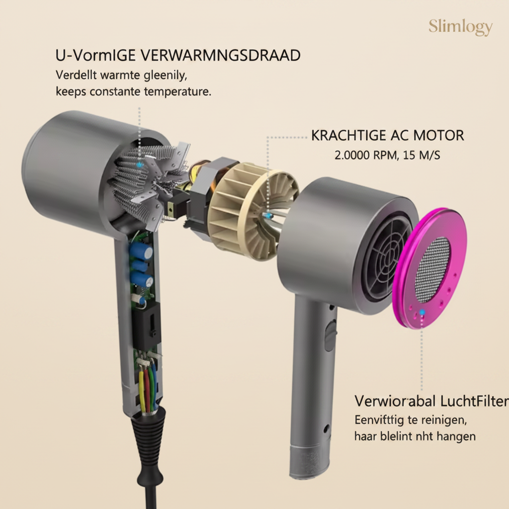 Slimlogy Haardroger Technisch